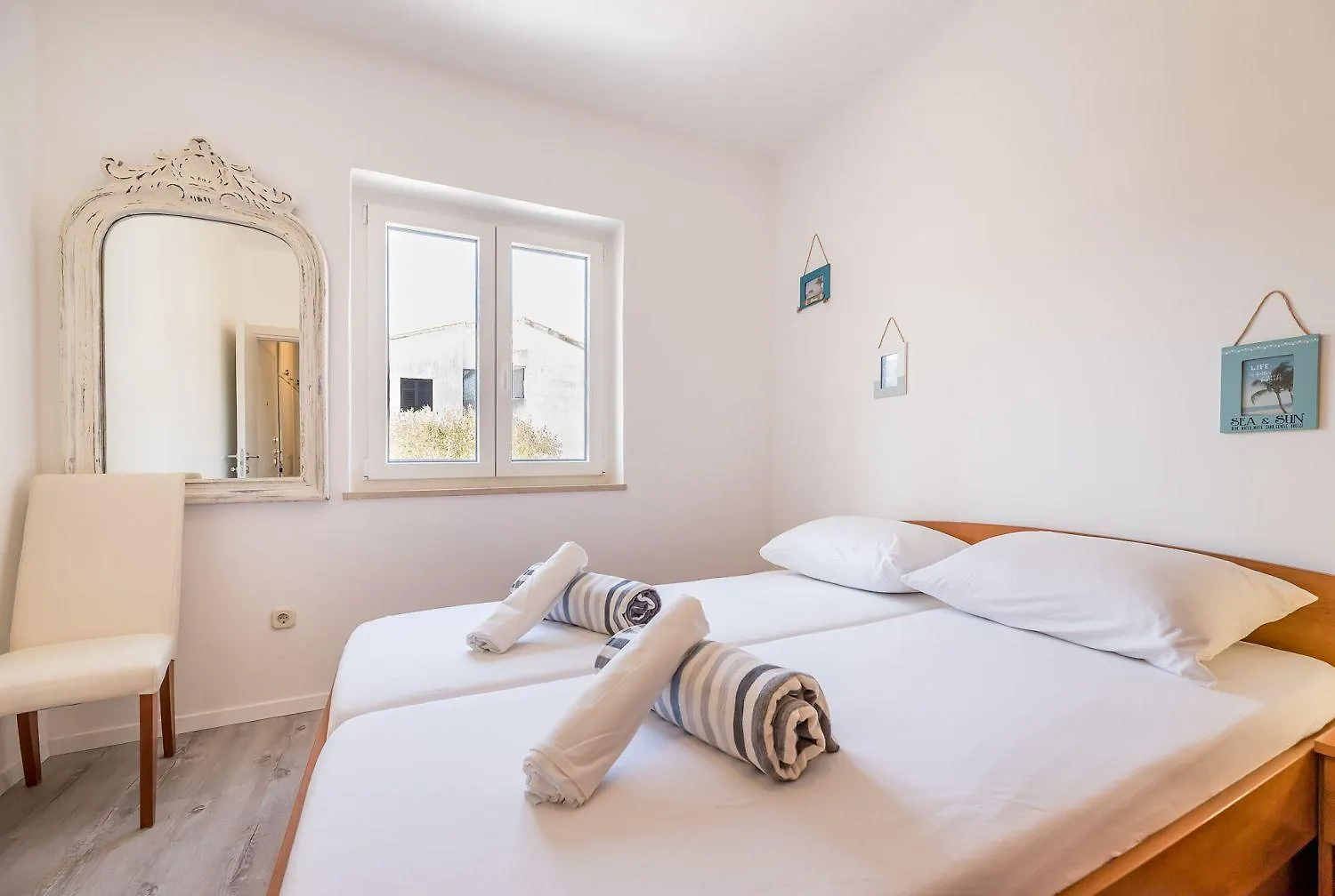Malerisches Apartment Nur 500 Meter Zum Langen Strand Mit Privatparkplatz, Balkon Baska  Baska (Krk)